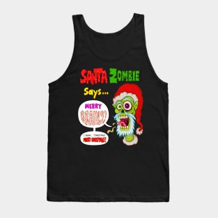 Santa Zombie Tank Top